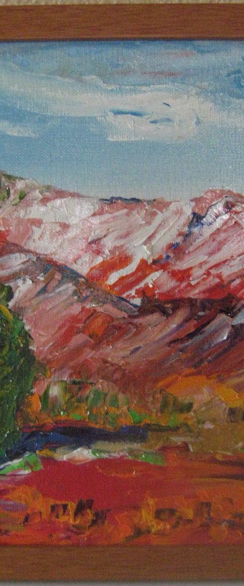 Red Mountain Range by Ella Bosse