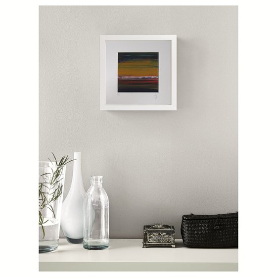 Rush 4 - Framed abstract painting