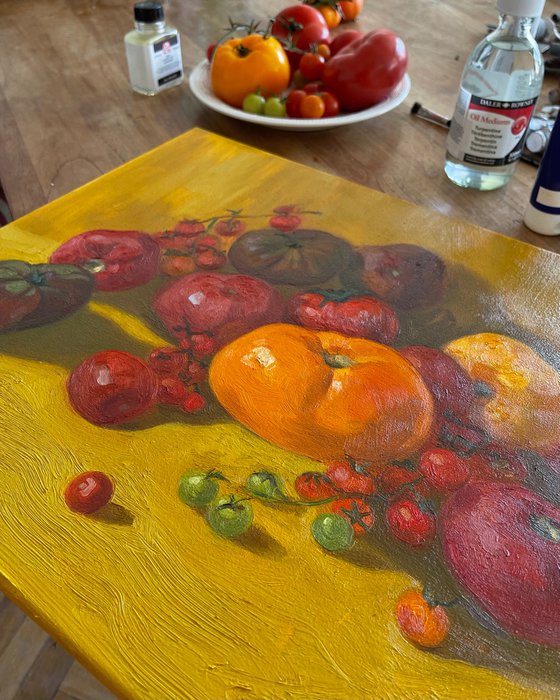 Still life with Tomatoes