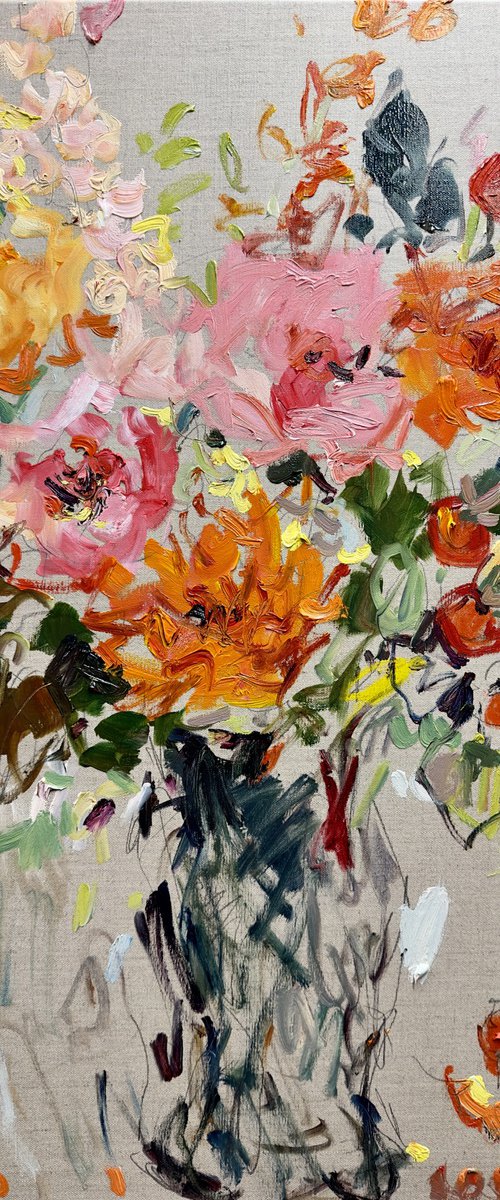 Autumn flowers by Lilia Orlova-Holmes