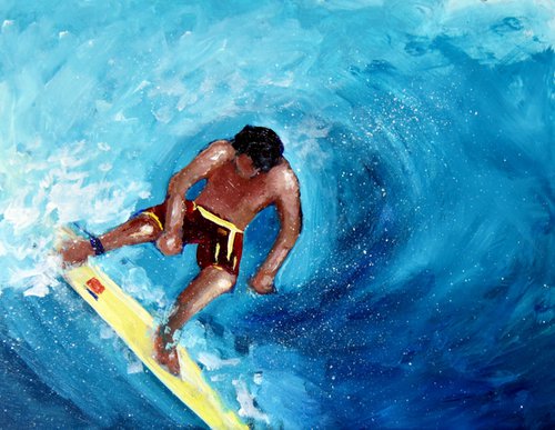 California Surfer by katy hawk