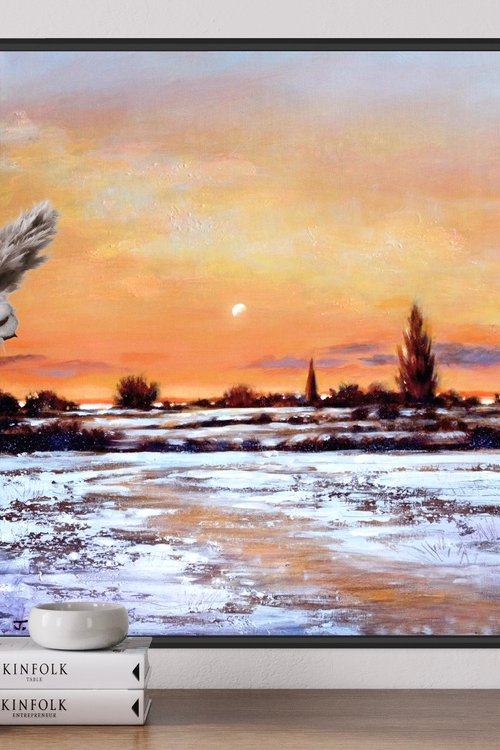 Morning Moon by Jennifer Taylor