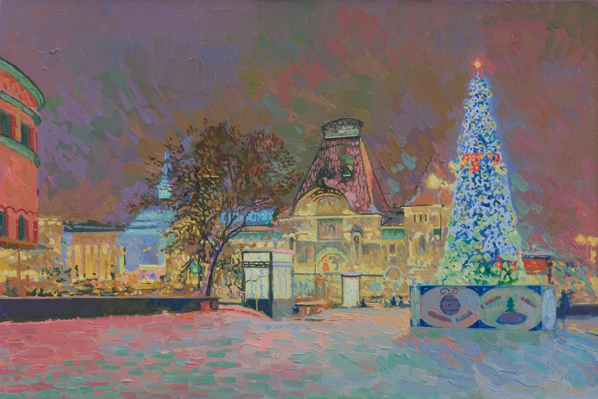 New Year. Yaroslavsky station by Simon Kozhin