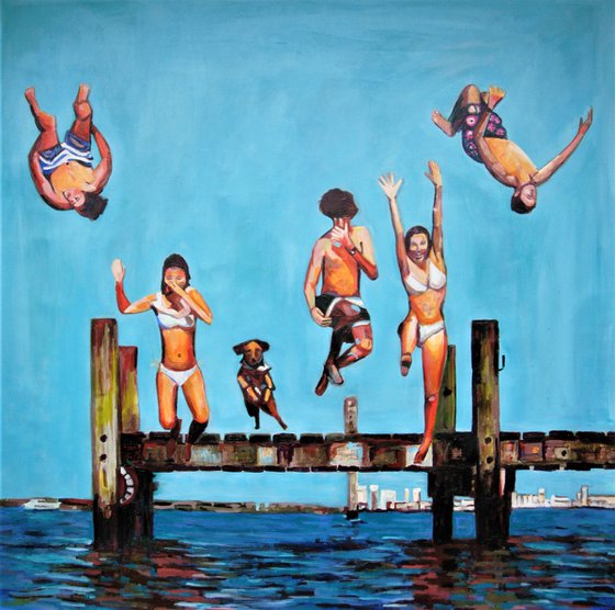 Jump / 100 x 100 x 2,5 cm