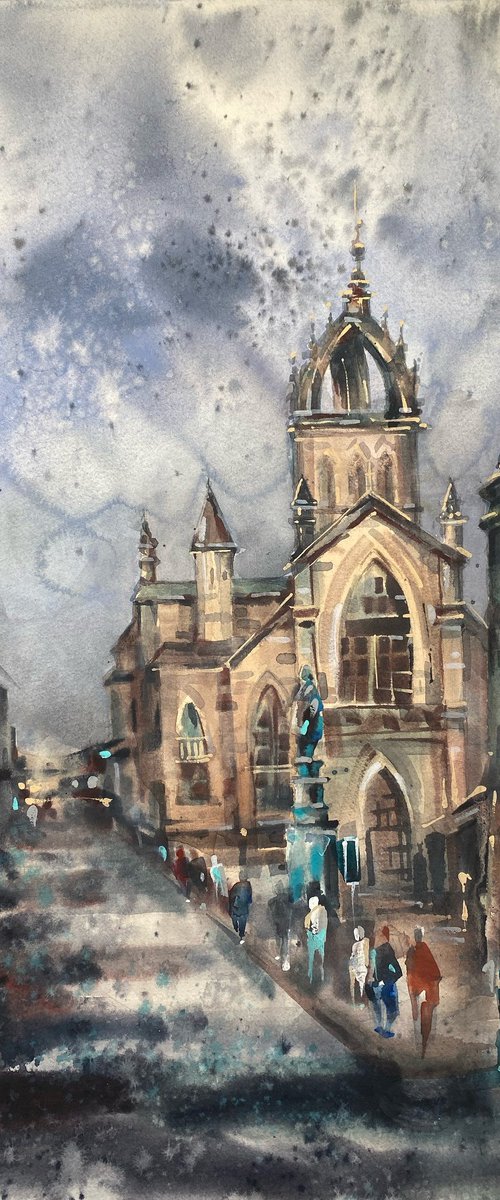 Edinburgh view. by Galina Poloz