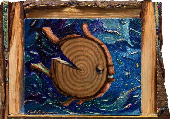 THE BARK FISH - ( framed )