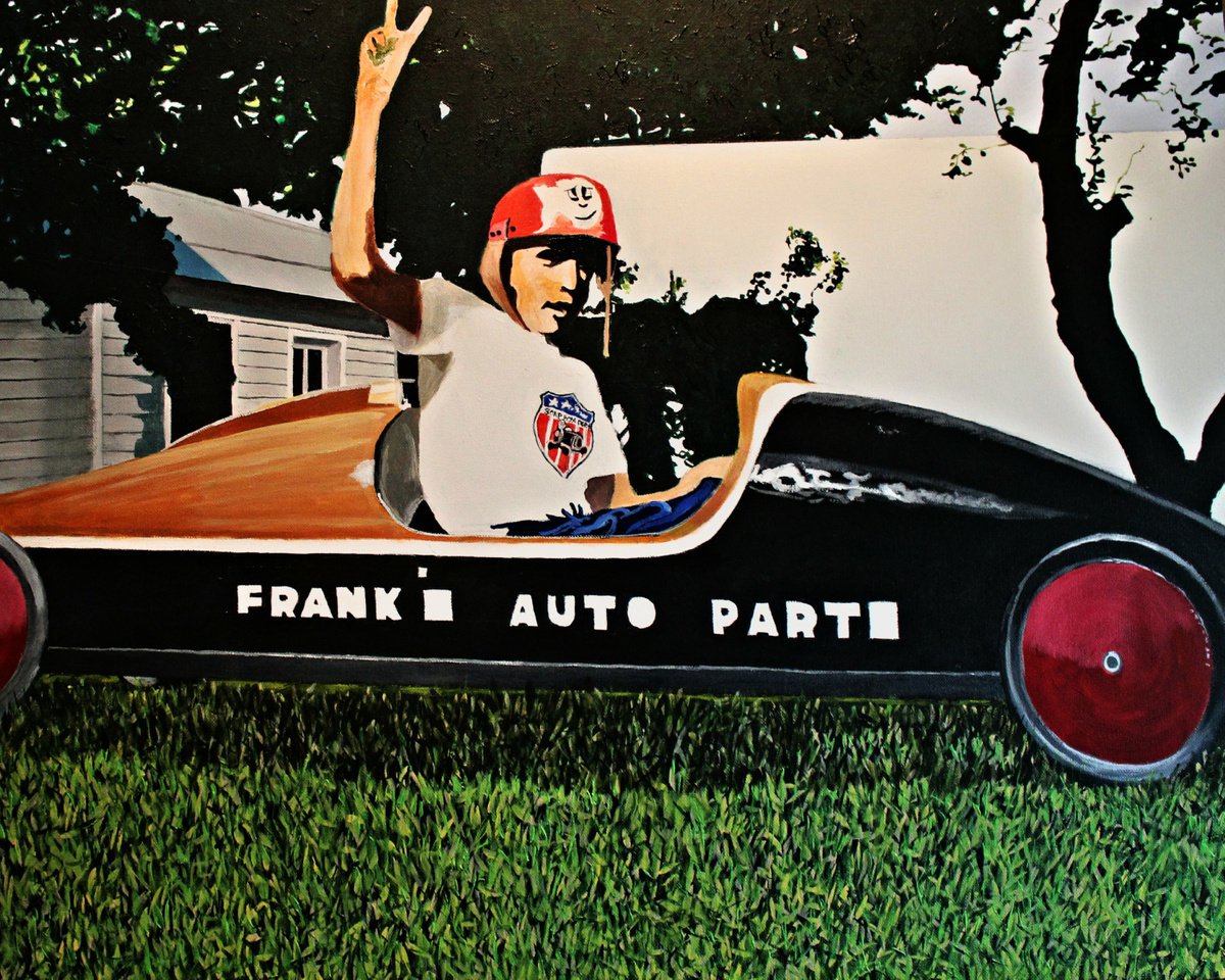 Photorealistic Portrait Oil Painting By Ken Vrana, 30 X 24", Sweet Summer, Original Artwork