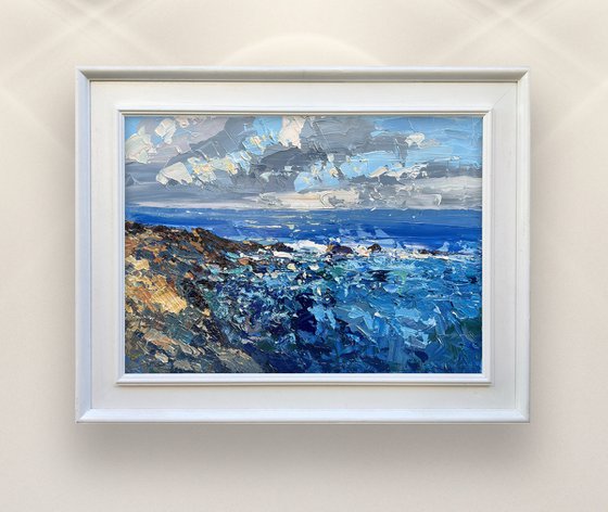 Modern Seascape Oil Painting on Canvas
