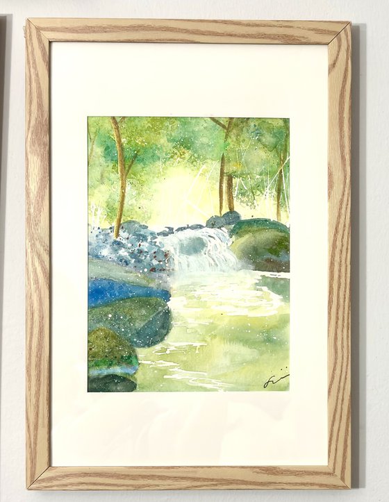 A Little Stream At The End of Summer