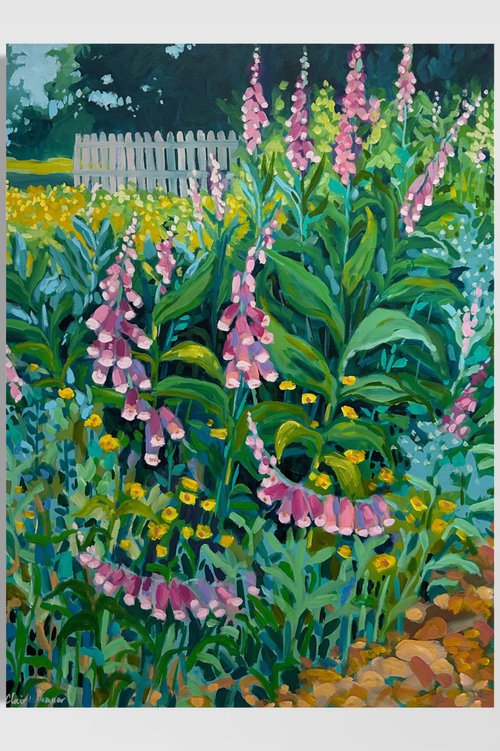 A Serinade of Foxgloves by Clair Bremner