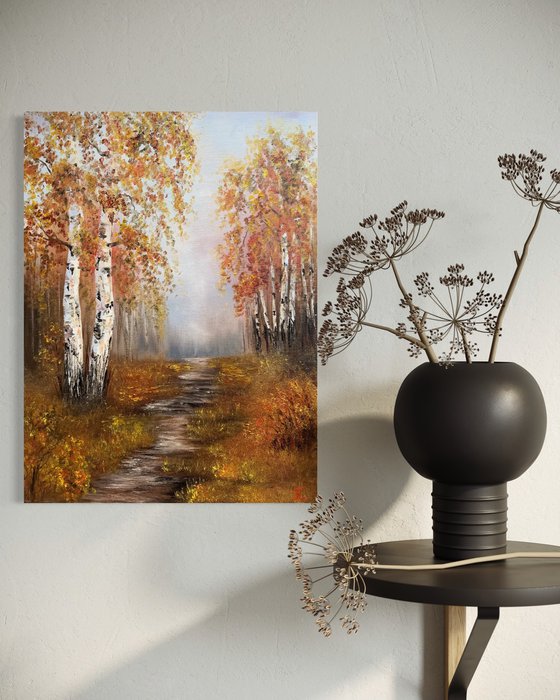Golden Birches
