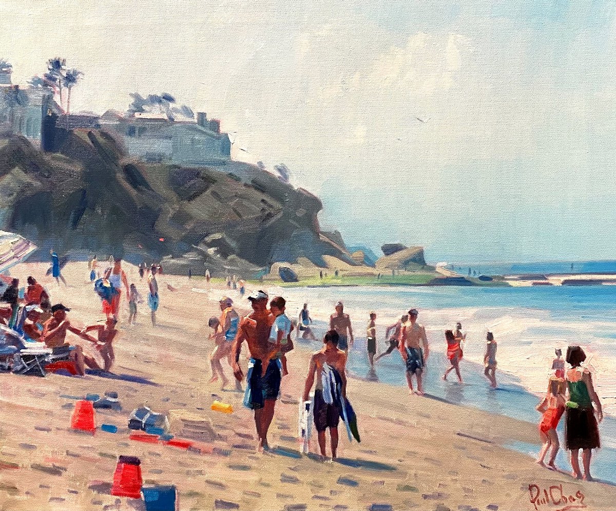 Sunny Crystal Beach - California by Paul Cheng