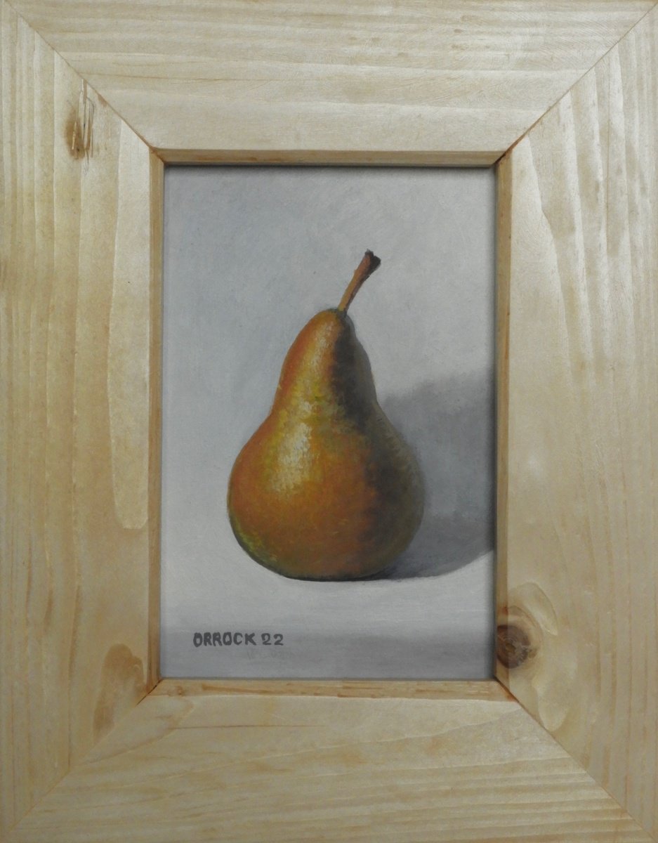 A lone Pear by Peter Orrock
