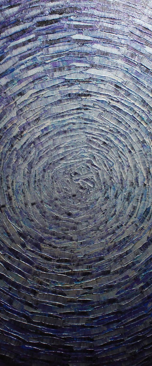 Purple blue silver shine by Jonathan Pradillon