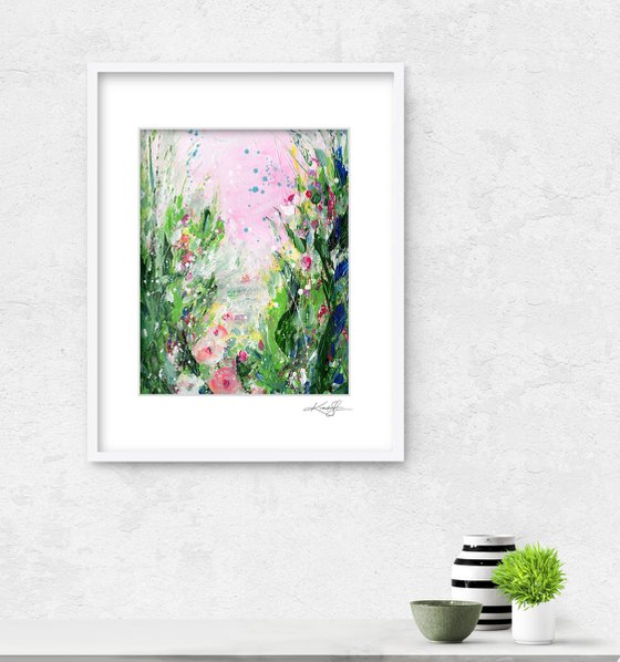 Lost In The Meadow 49 - Floral Abstract Painting by Kathy Morton Stanion