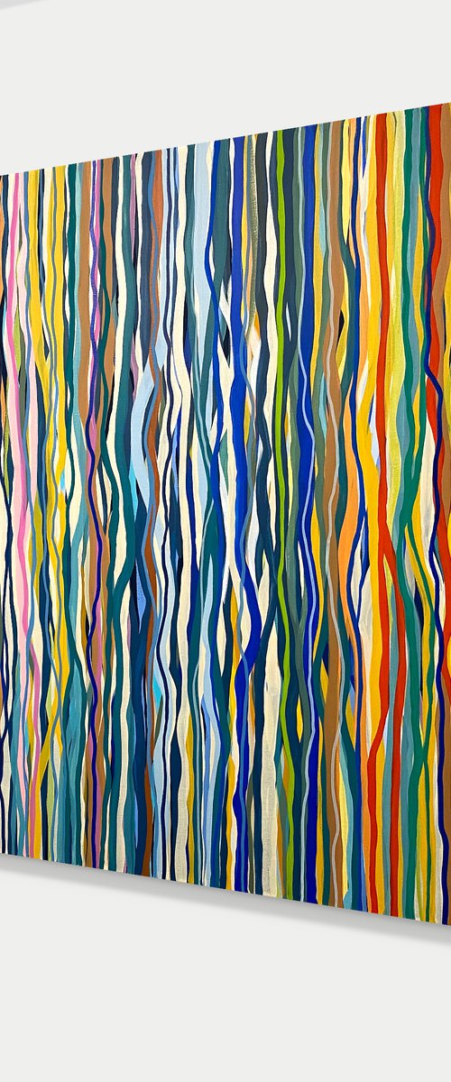 Jungle Funk - 183 x 102cm acrylic on canvas by George Hall
