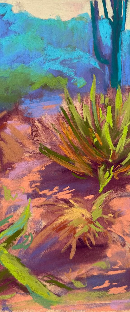 African landscape. Aloe by Anna Bogushevskaya