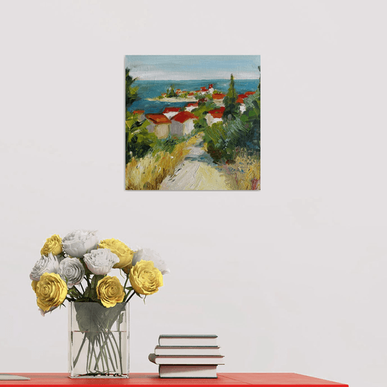 Sunlit Path to the Sea