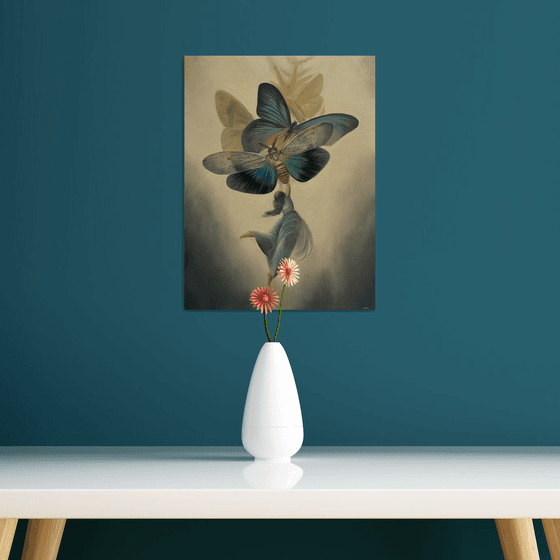 Up in the air with butterflies