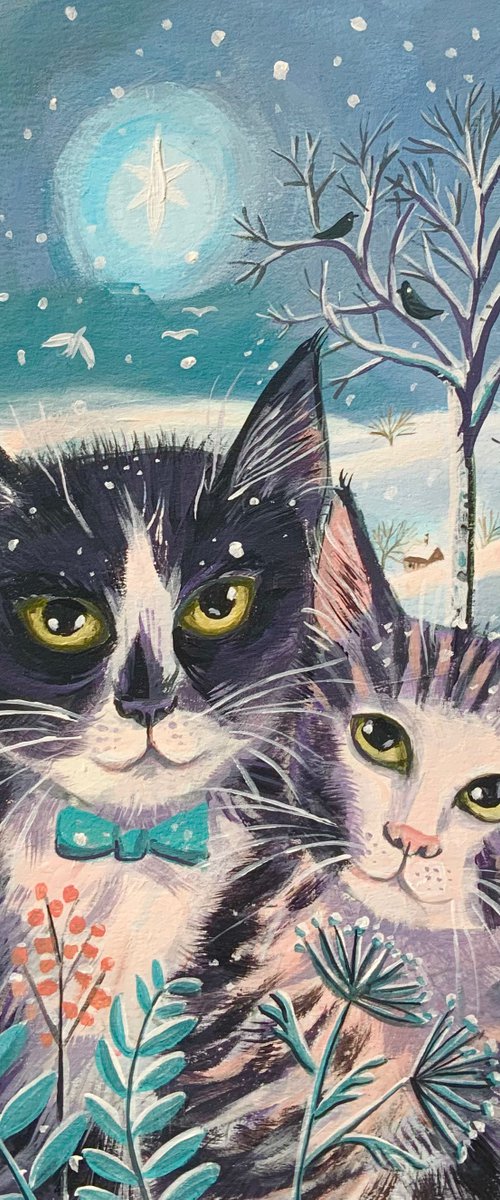 Snow Cats by Mary Stubberfield