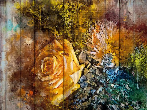 Rosas amarillas 3 by Javier Diaz