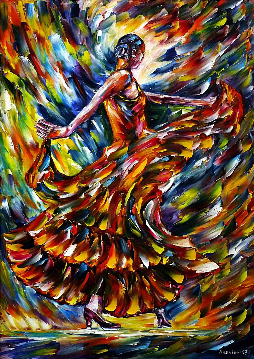 Flamenco dancer I by Mirek Kuzniar