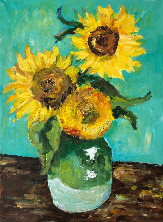 Van Gogh’s sunflowers
