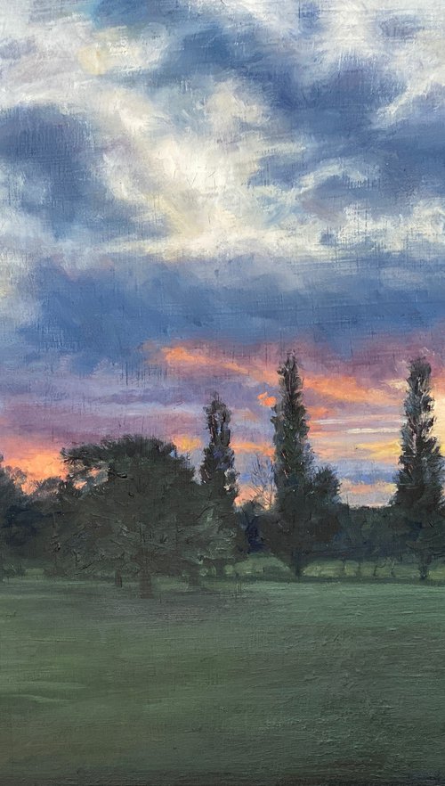 Sunset in Mill Hill Park (VII) by Diana Sandetskaya