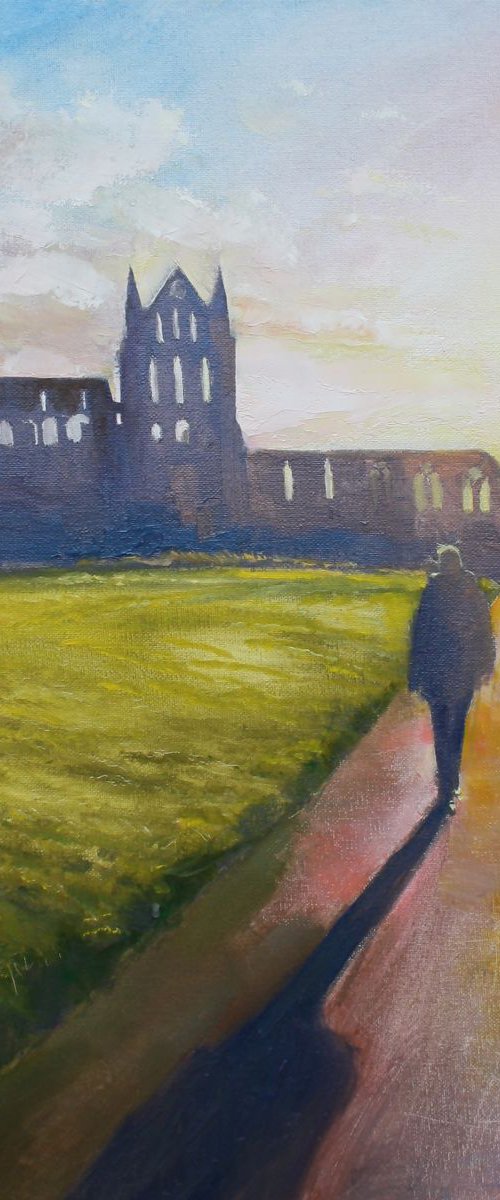 Whitby Abbey Winter by Simon Jones