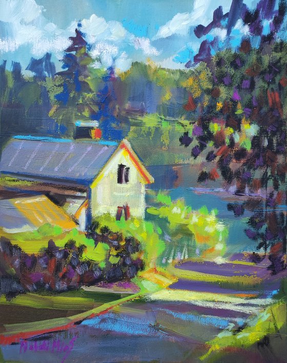The road to a cozy home