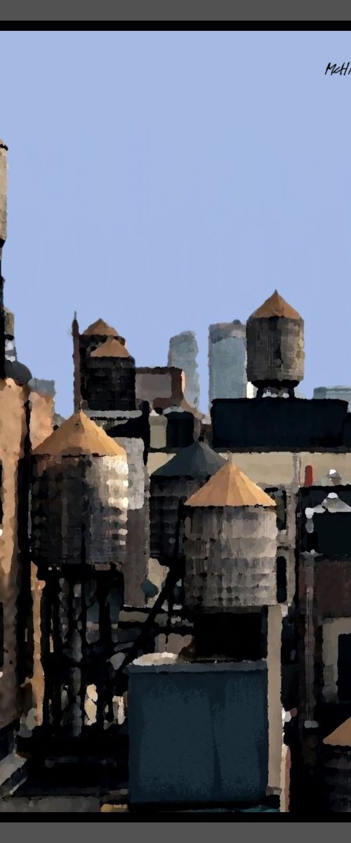 NEW YORK ROOFTOPS by Joe McHarg