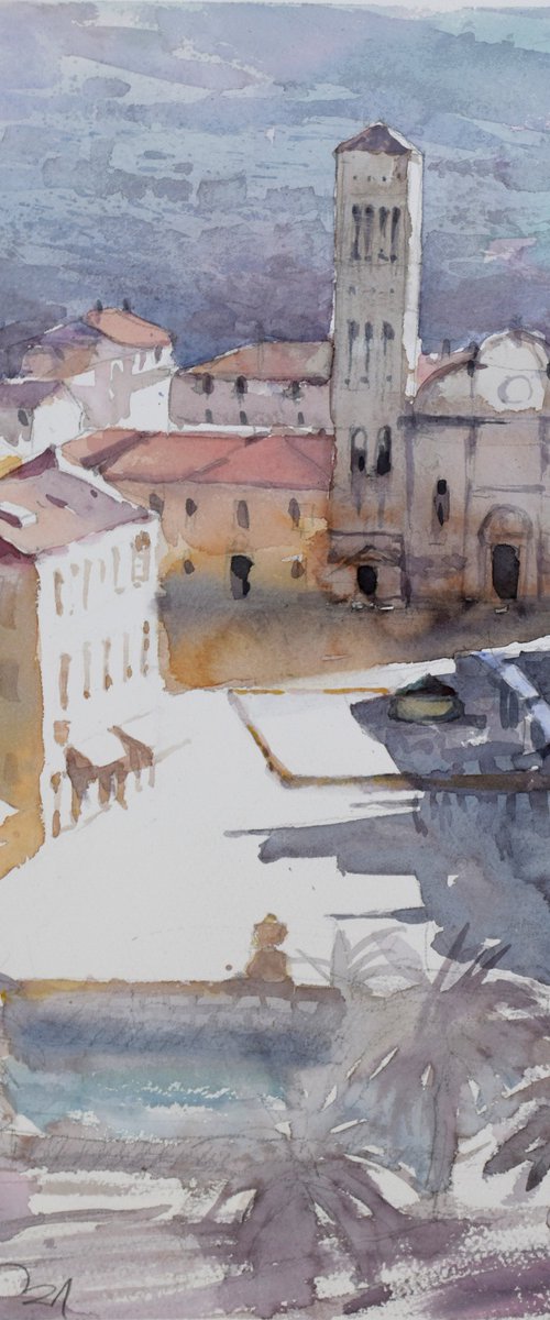 Hvar, Croatia by Goran Žigolić Watercolors