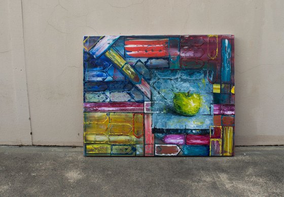 Apple Inc. - Collaborative Painting with Fellow Artfinder Artist Preston Smith
