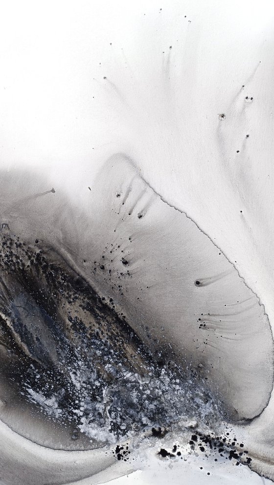 Nature 575 — Abstract Monochrome Surge