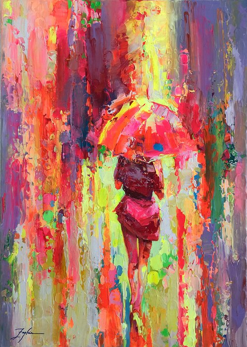 Pink rain. by Viacheslav Zaykin