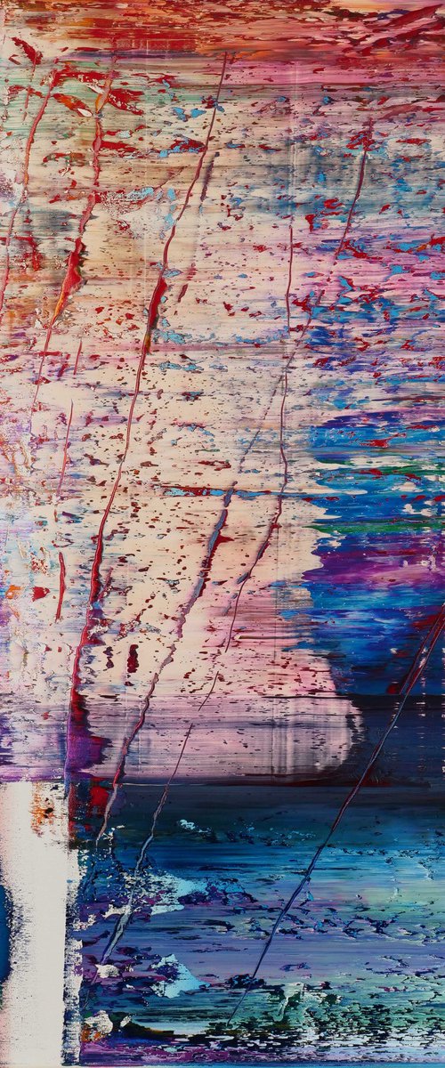 120x100 cm Abstract landscape painting Original abstract art by Vadim Shamanov