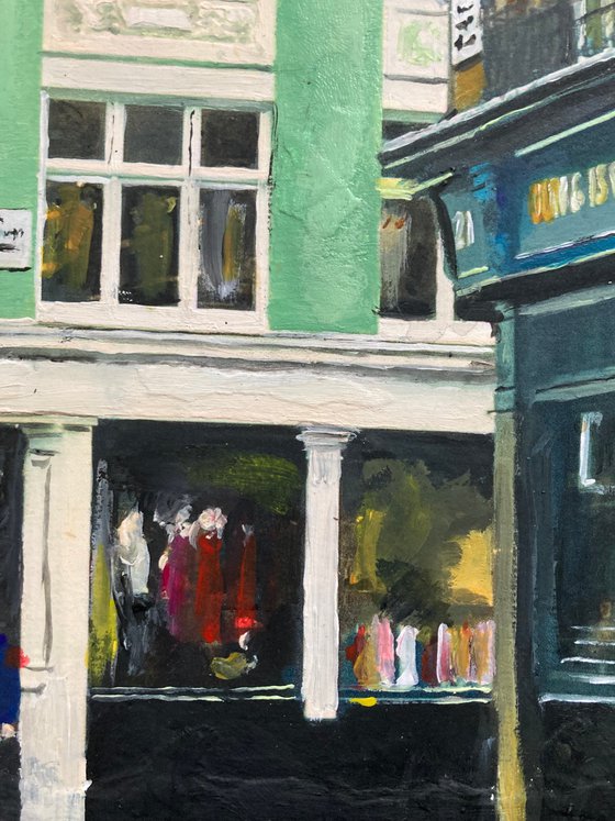 Bright Sunny Day in Soho, London