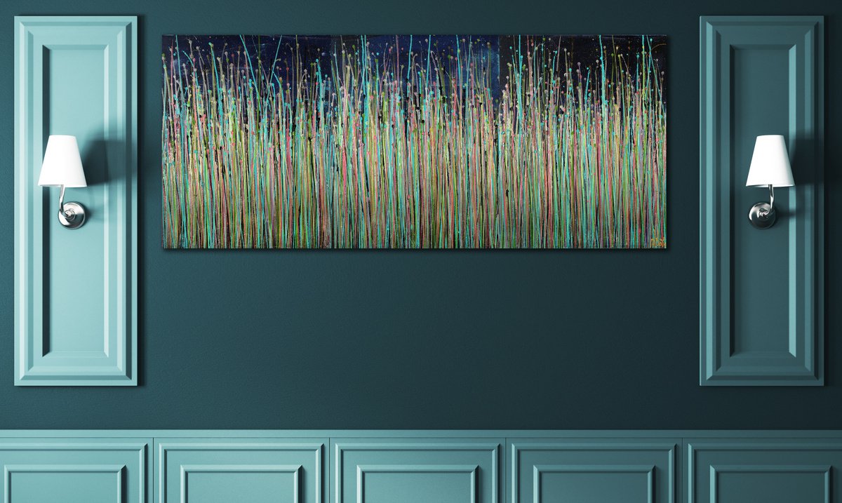 Drizzles Symphony 4 By Nestor Toro, 66 X 28, Artwork For Sale On Artfinder