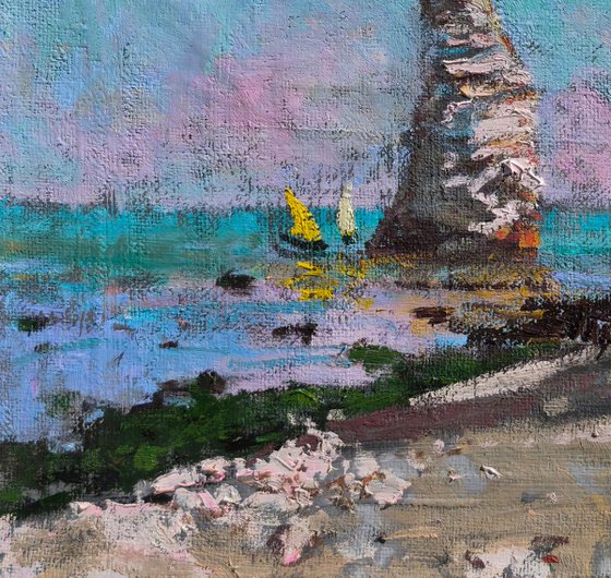 Morning in Etretat