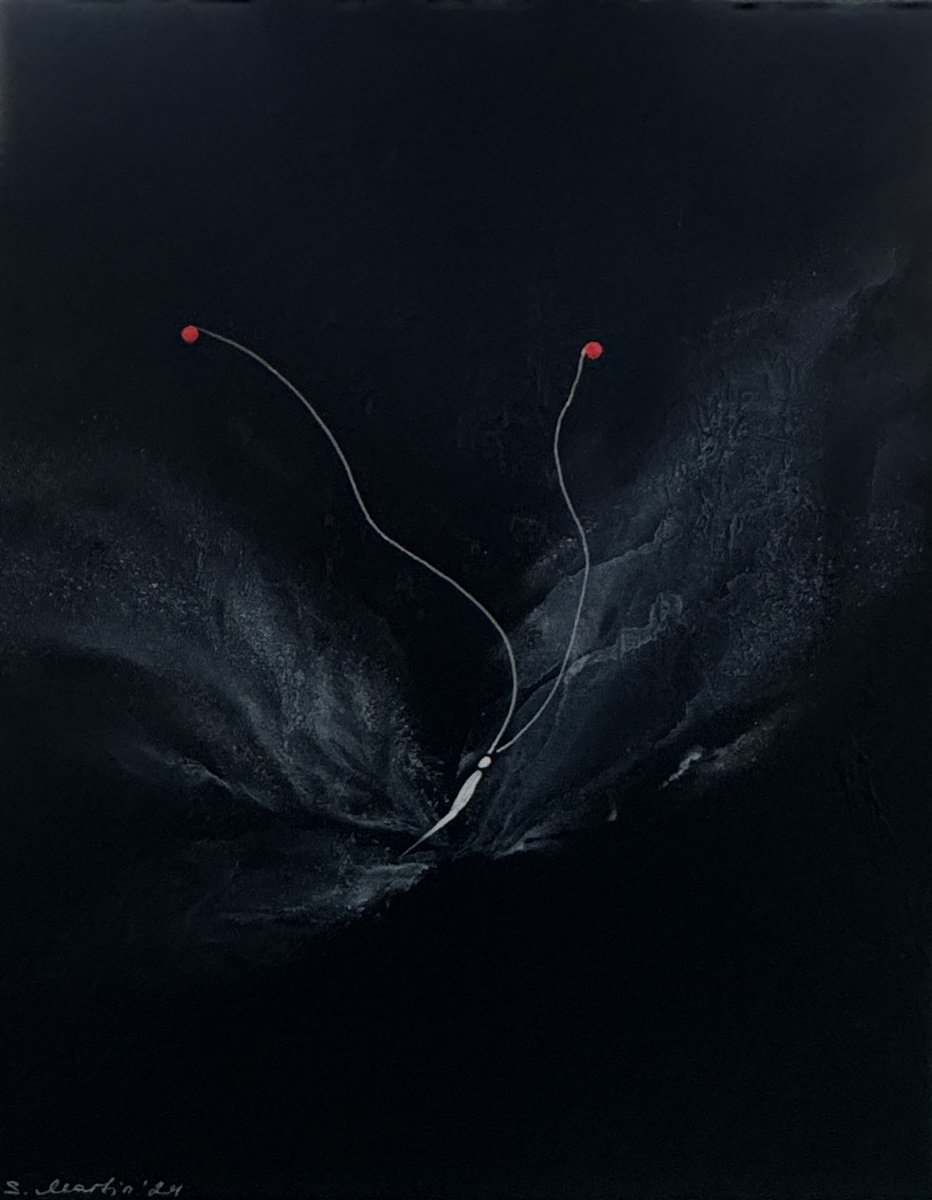 Abstract Animal Painting By Svetlana Martin, 16 X 20", Dreams-Ii, Original Artwork