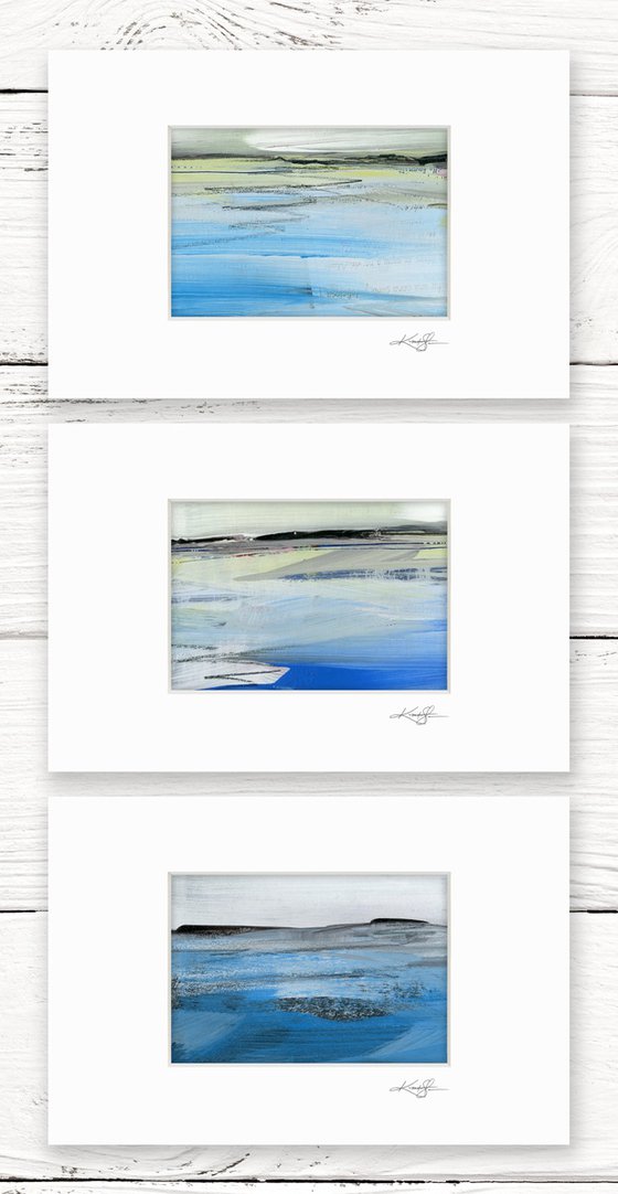 Journey Collection 2 - 3 Landscape Paintings by Kathy Morton Stanion