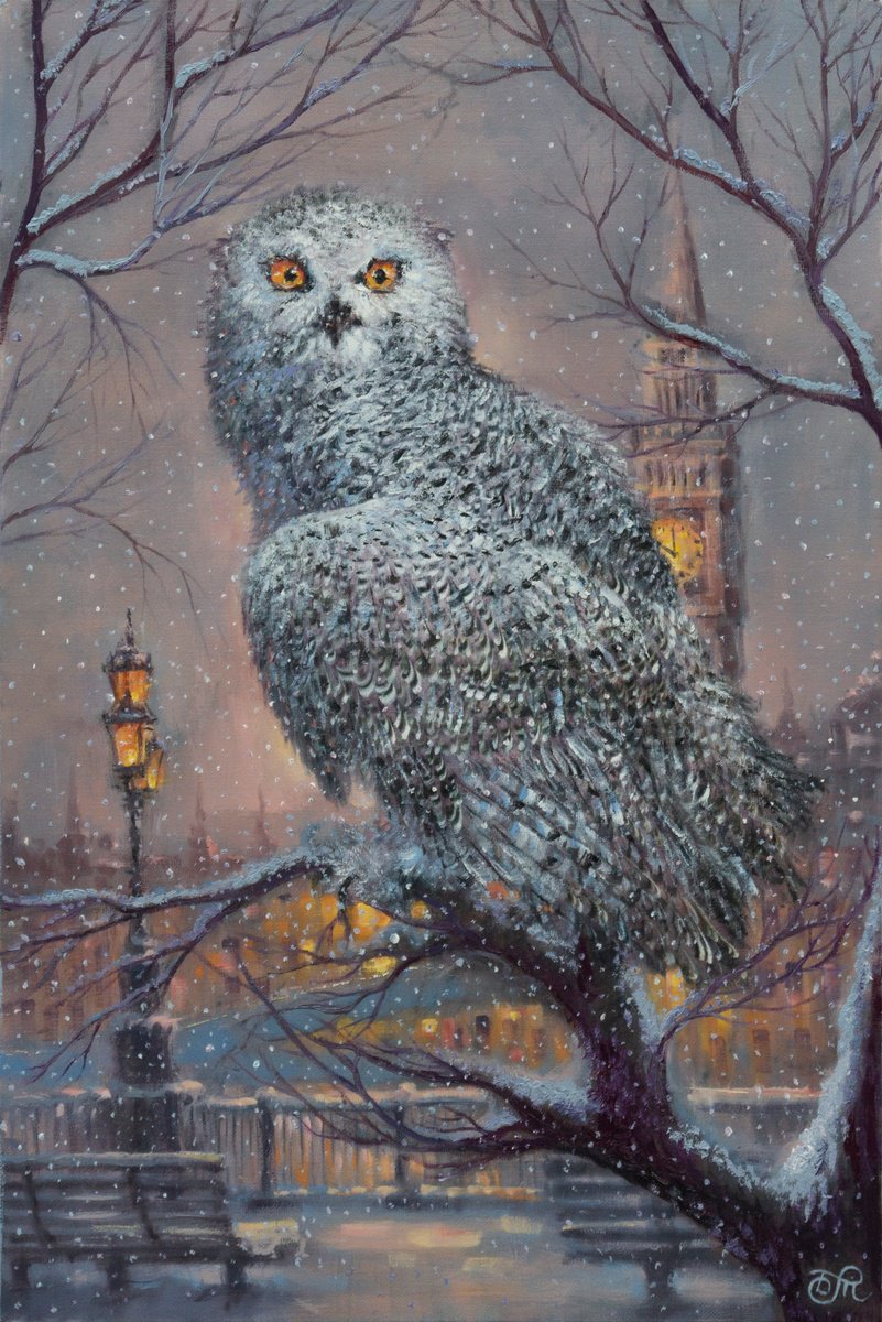 Winter In London By Dmitrij Tikhov, 16 X 24, Artwork For Sale On Artfinder