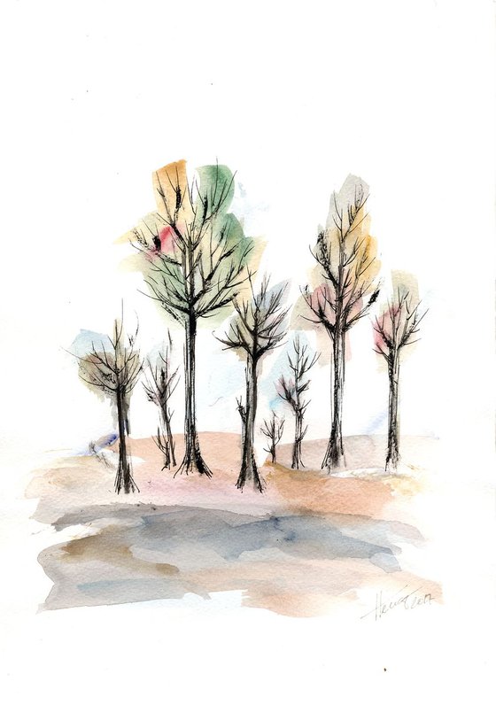 Autumn trees 4