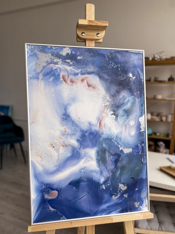 Lavender Abstract Wall Art