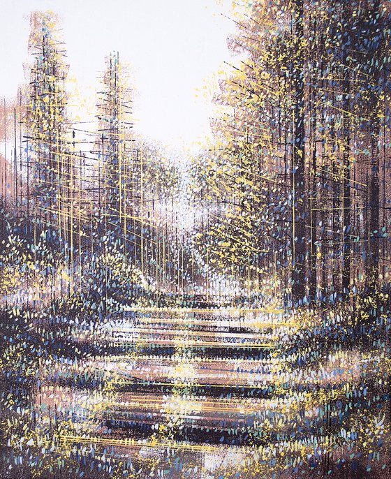 Winter Trees At Dusk