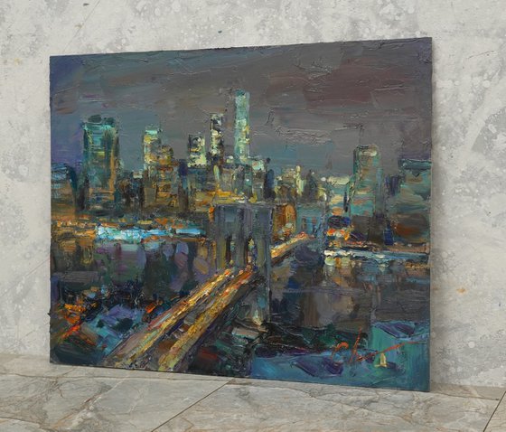 Light of the night city