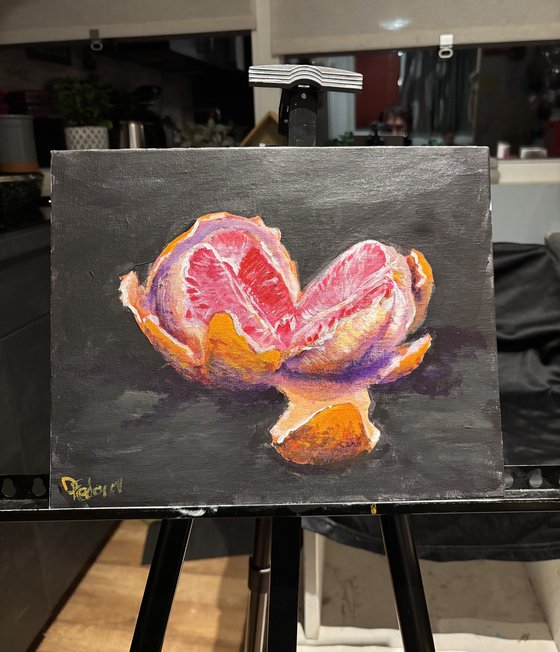 Fresh Grapefruit Still Life