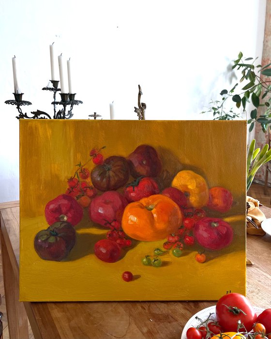 Still life with Tomatoes