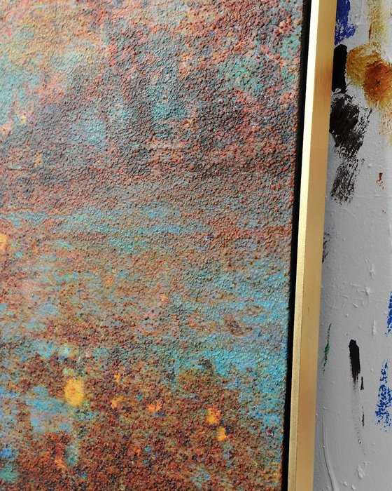 Rusted orange and brown