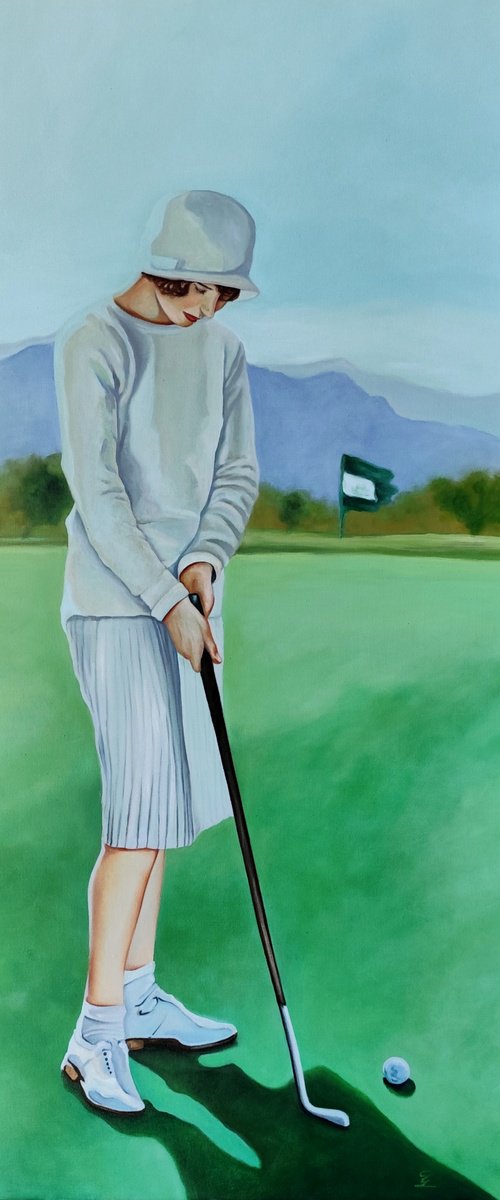 The golfer by Veronica Ciccarese
